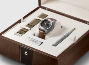 Longines Repair in New York City; photo of a Longines watch in a box.